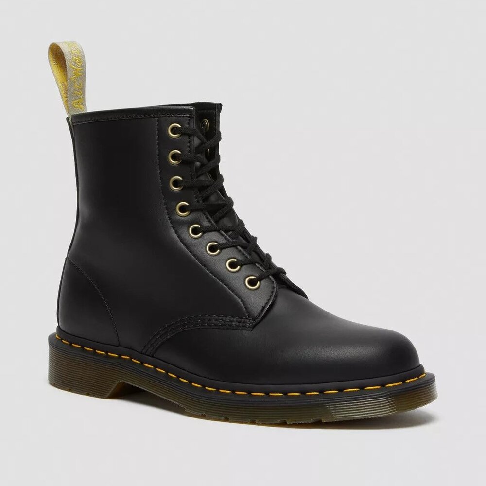 Dr. Martens Black Vegan 1460 Felix Lace Up Boots